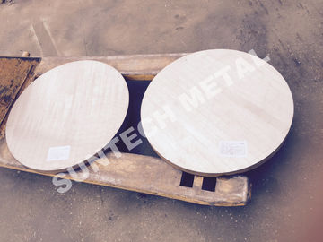 China Cladding Plate  SB265 Gr.1 Titanium / Carbon Steel Clad Tubesheet supplier