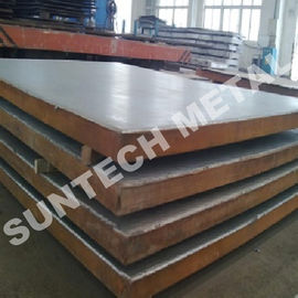 China Explosin Bonded Clad Plate B265 Gr2 / A516 Gr 70 Titanium / Steel Clad Square Plate supplier