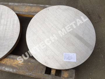 China SB265 Gr.1 Titanium / Carbon Steel Clad Tubesheet for Condensers supplier