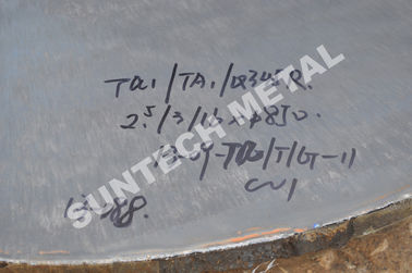 China Zirconium Tantalum Clad Plate Ta1 / SB265 Gr.1 / Q345R for Acid Corrosion Resistance supplier