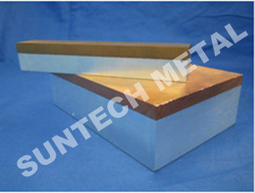 China C1100 / A1060 Thick Aluminum and Copper Cladded Plates for Transitional Joint supplier