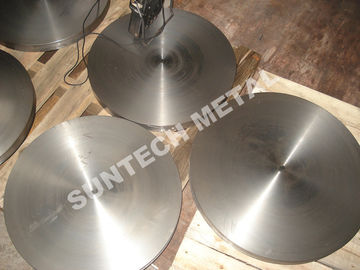 China Heat Exchanger Equipment Bimetal Titanium Carbon Steel Clad Tube Sheet supplier