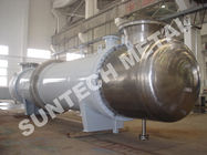 China Shell Tube Condenser for PTA , Chemical Process Equipment of Titanium Gr.2 Cooler company