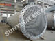 Titanium Gr.2 Cooler / Shell Tube Heat Exchanger for Paper and Pulping Industry supplier