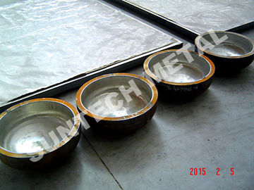 China Explosion Clad B171 C71500 / A516 Gr.70 Copper Clad Head for Anti-corrosion distributor