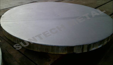China Gr.12 / 516 Gr.70N Titanium Clad Plate Tubesheet for Anti-pitting Corrosion factory