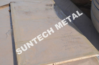 China Explosion bonded Multilayed Zirconium Tantalum Clad Plate Ta1 / SB265 Gr.1 / Q345R for Condensers factory