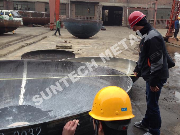 410S Martensitic Stainless Steel Pressure Vessel Clad Head for Distillation Tower