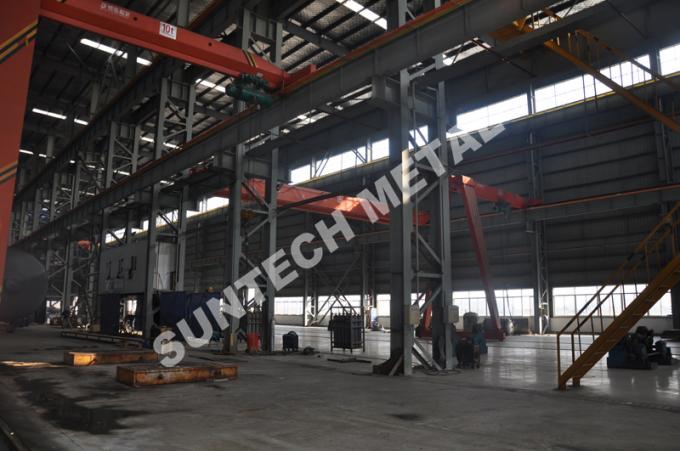 20 Tons Weight Stainless Steel Column 316L SS  Tray Type Column