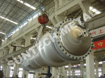 China 150 sqm Double Tube Shell And Tube Type Heat Exchanger 7 Tons Weight supplier