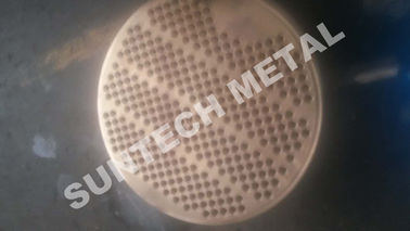 China SA516 Gr.70 Thick Naval Brass Clad Plate Tubesheet Machined and Drilled exporter