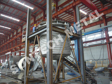 316L Main body & 304  Half Pipe Industrial Chemical Reactors with platform supplier