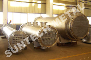 China Nickel Alloy C-276 Floating Head Type Heat Exchanger Condenser 2500mm Diameter exporter