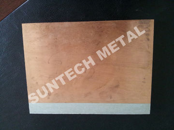 China C1020 / A1050 Aluminum Copper Clad Plate , Explosion Cladded Plate factory